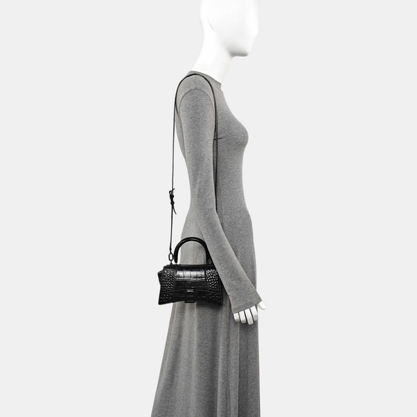 Hourglass XS Calfskin Black