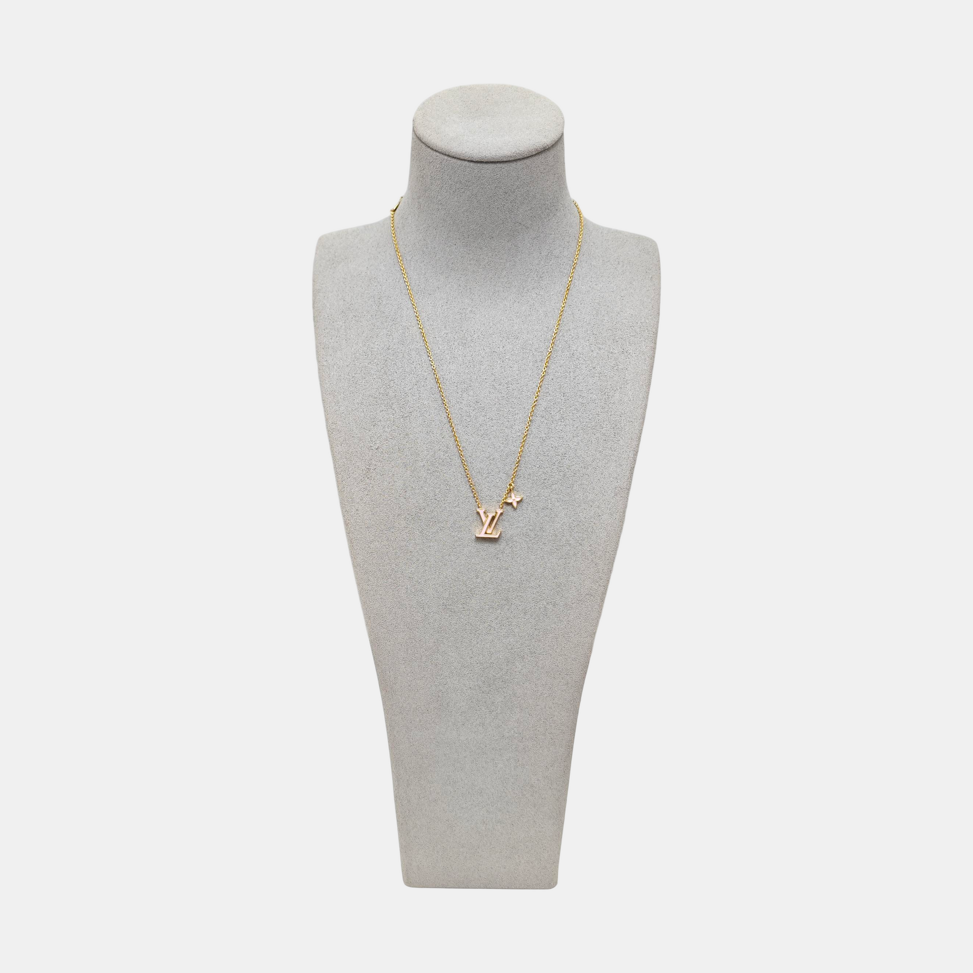 LV ICONIC Metal Gold Necklace