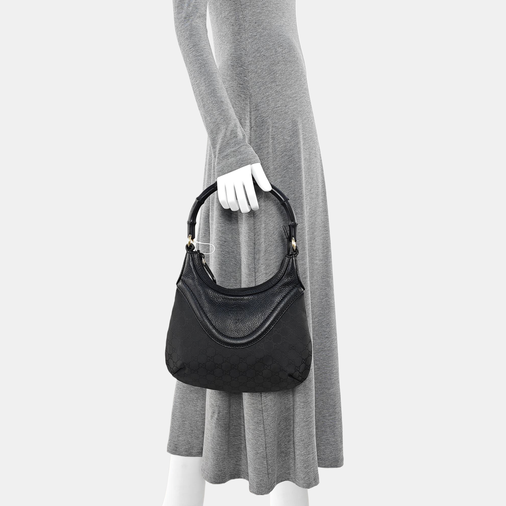 Monogram Canvas Top Handle Bag Black