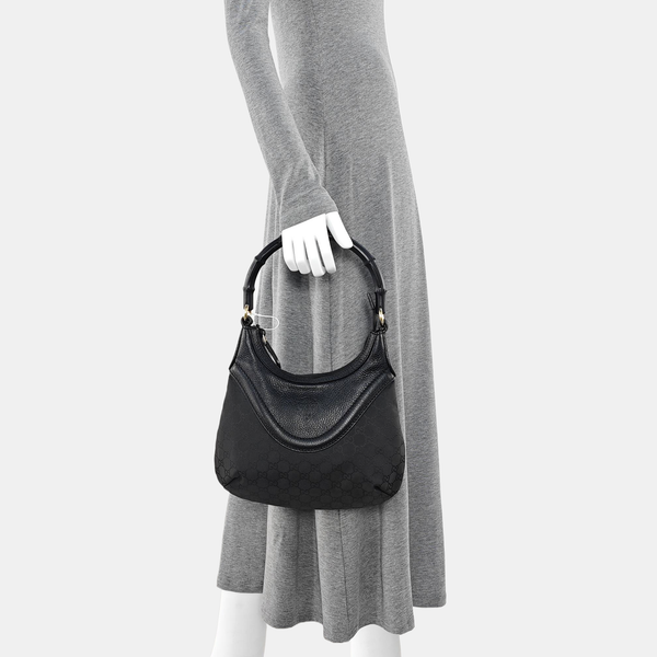 Monogram Canvas Top Handle Bag Black