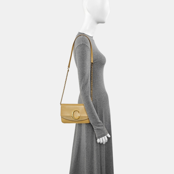 Chloé C Small Calfskin Brown