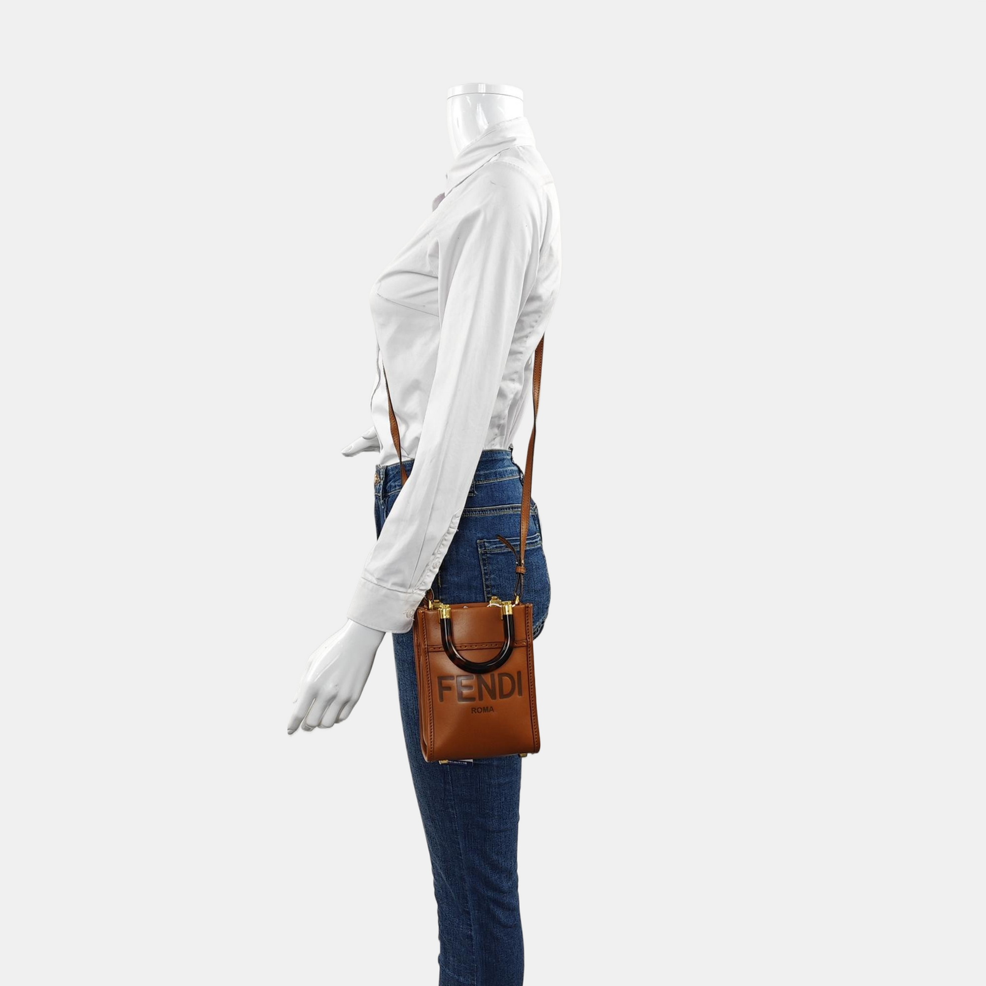Sunshine Mini Calfskin Brown