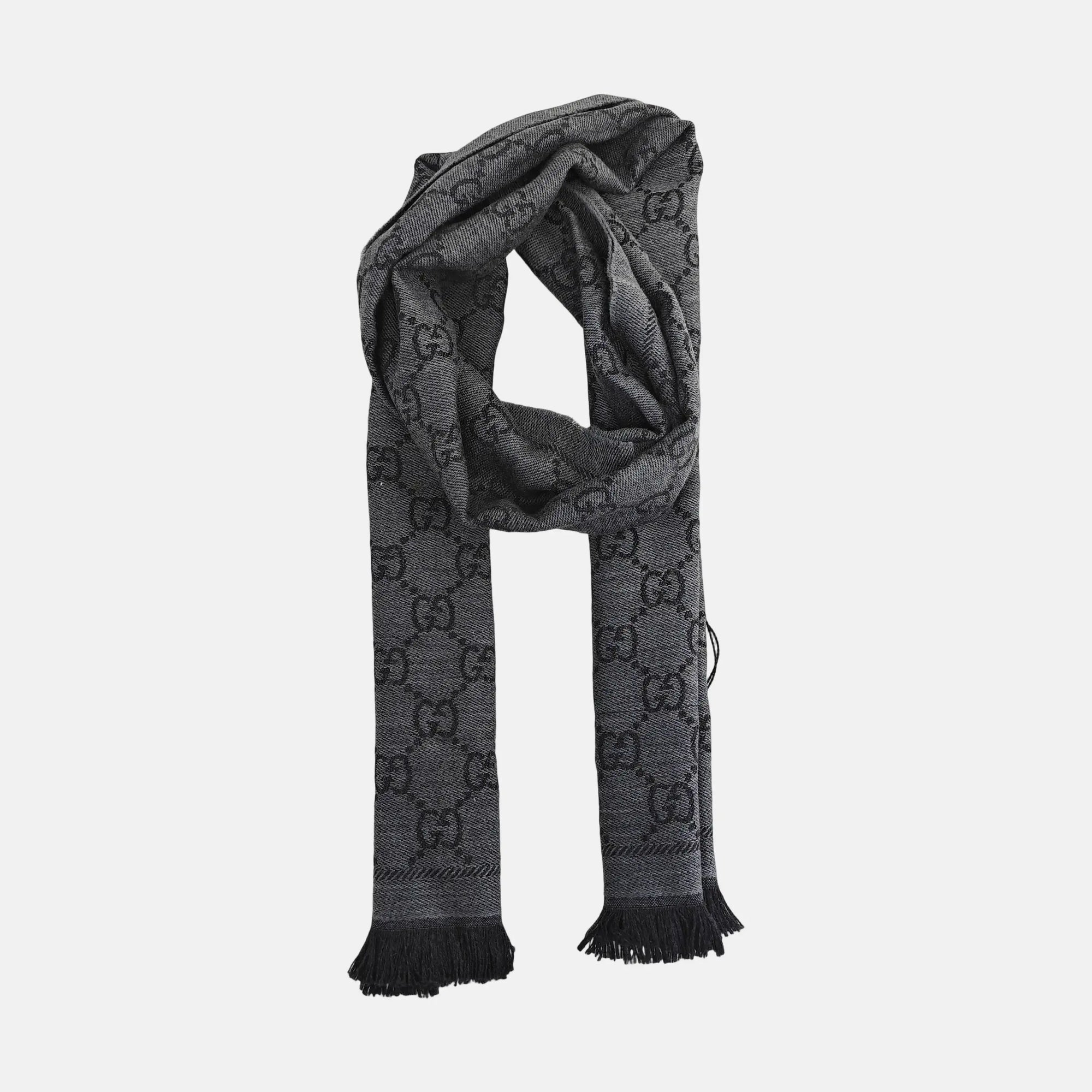 Wool Scarf Gray