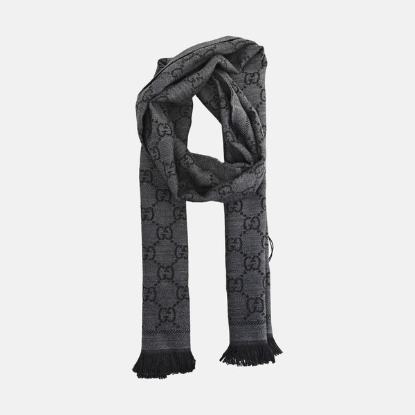 Wool Scarf Gray