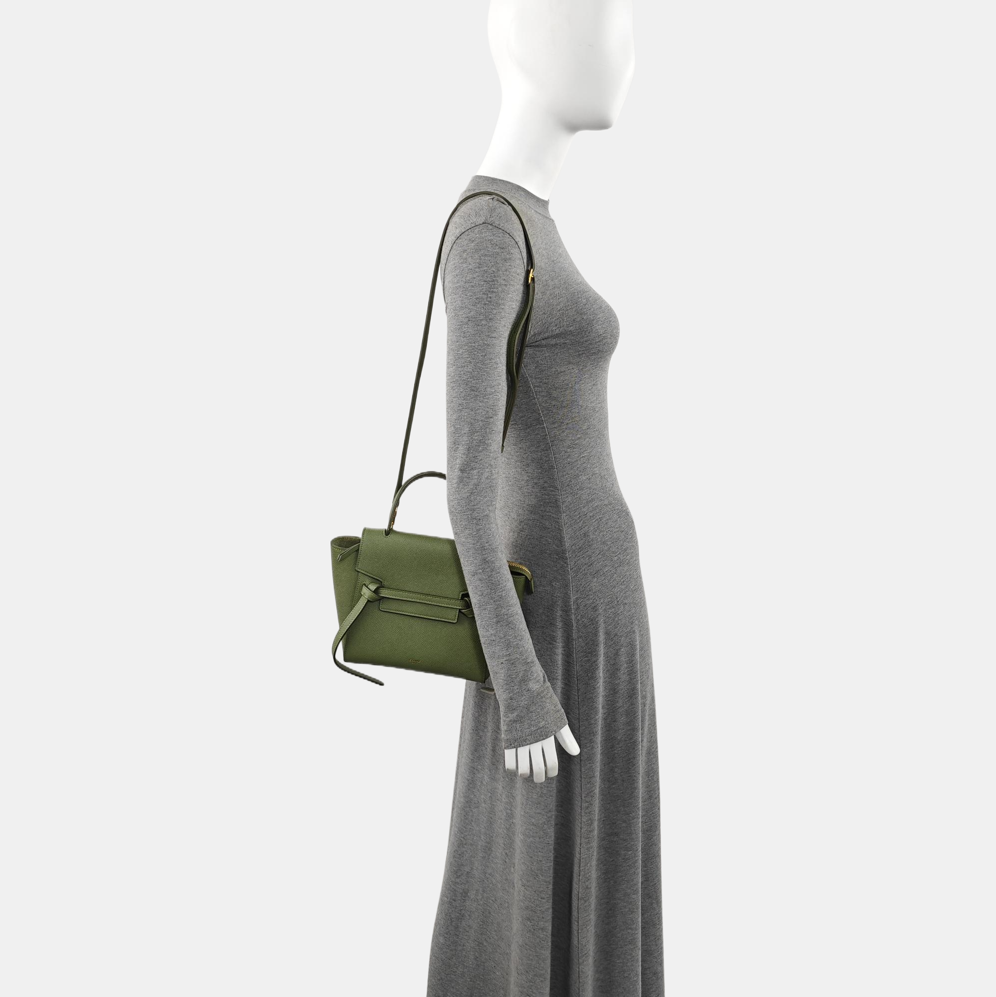 BELT Nano Calfskin Green