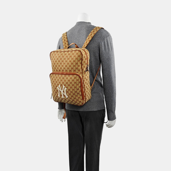 GUCCI X MLB Medium Monogram Canvas Brown