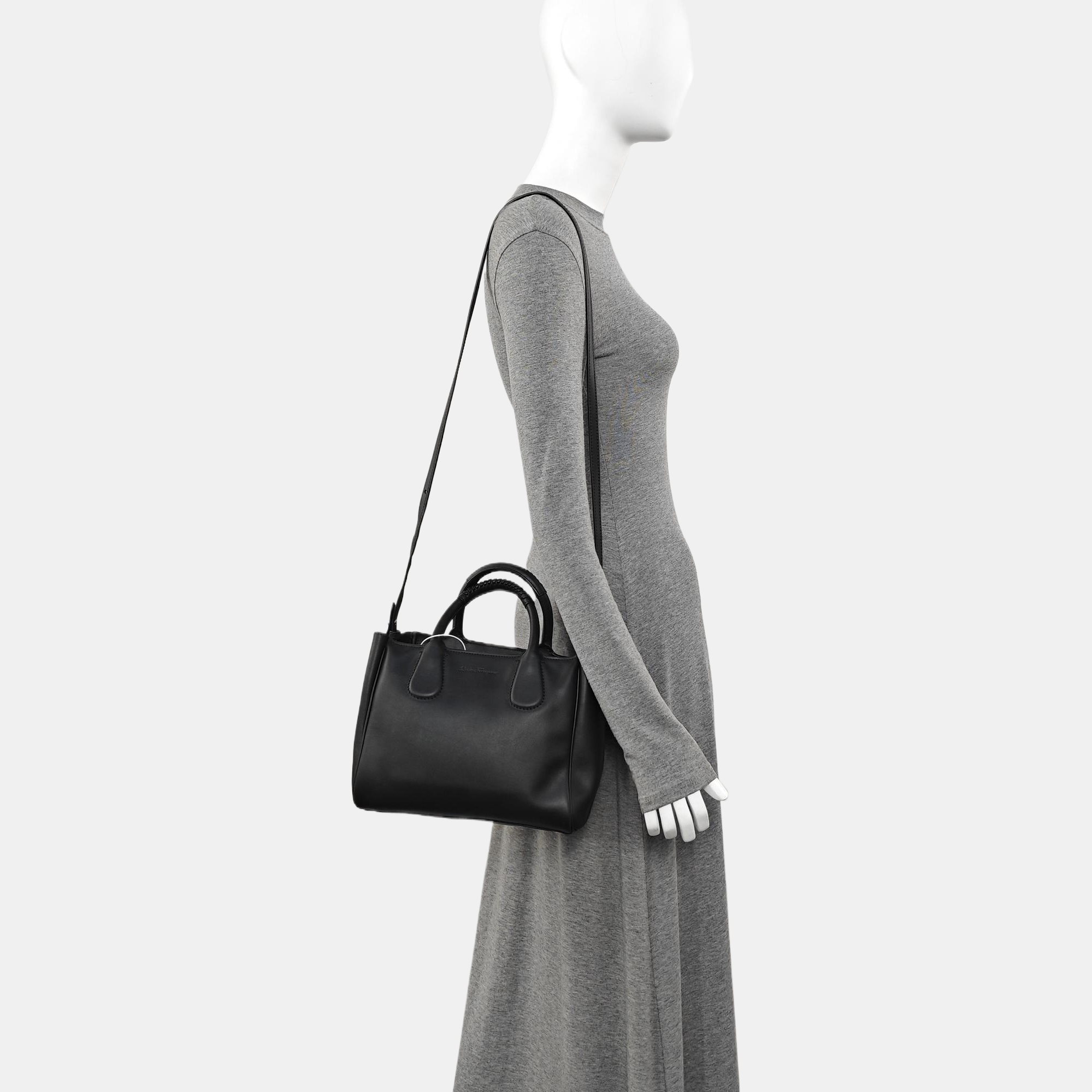Calfskin Tote Bag Black