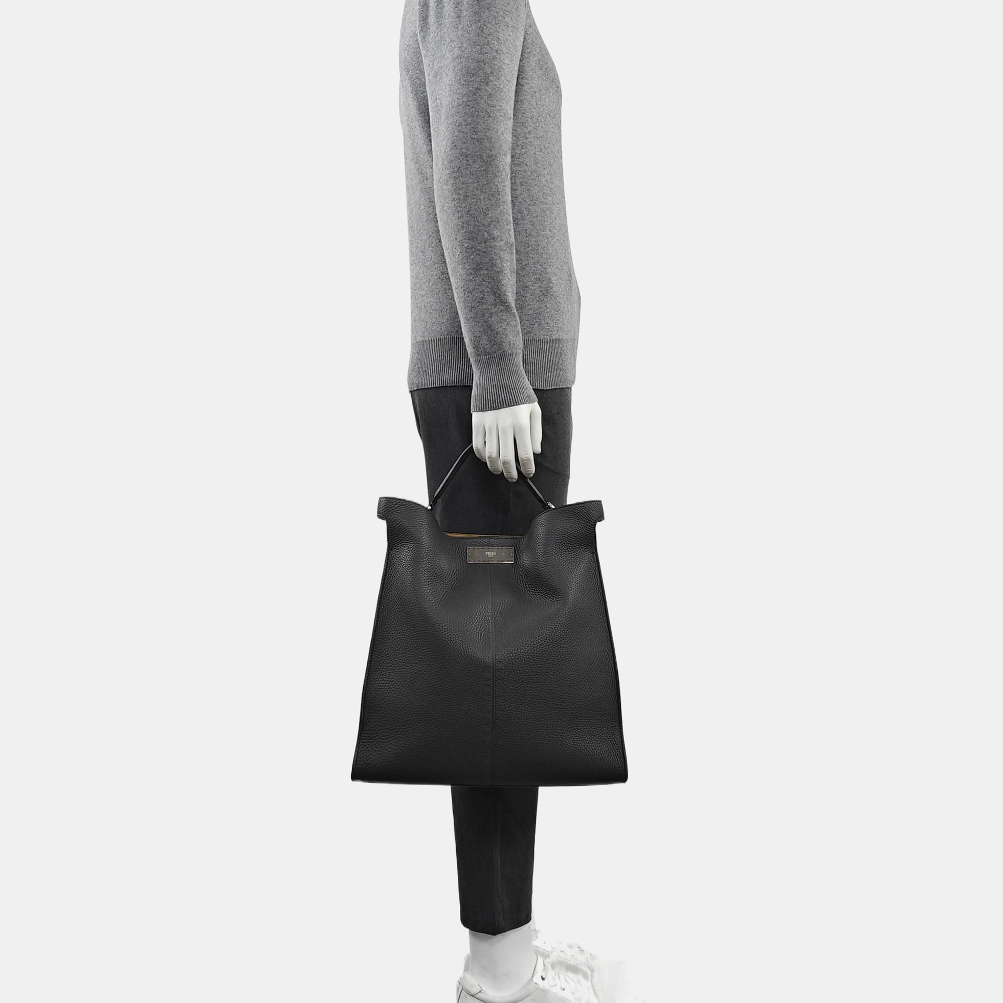 Peekaboo Medium Calfskin Gray