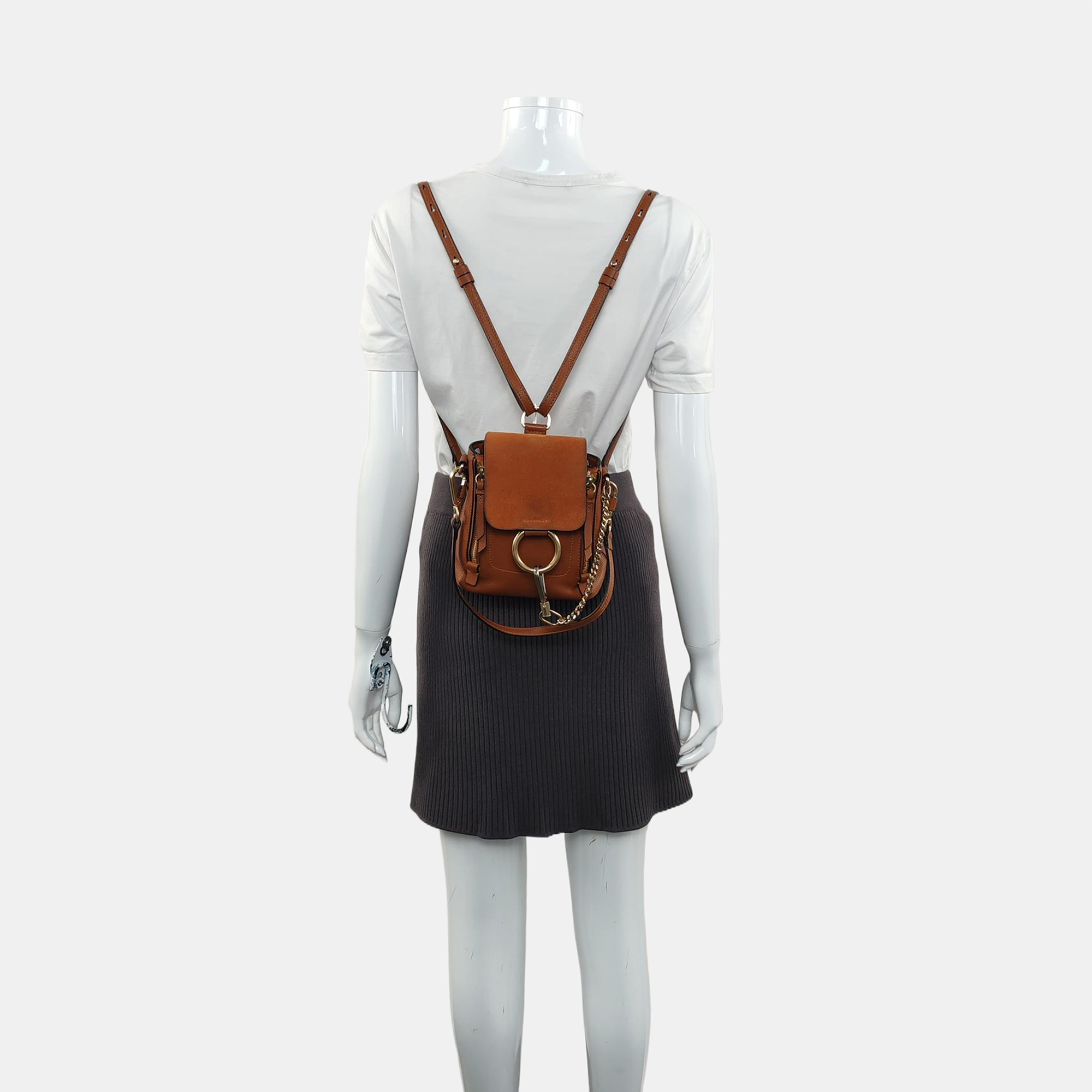 Faye Mini Calfskin Brown