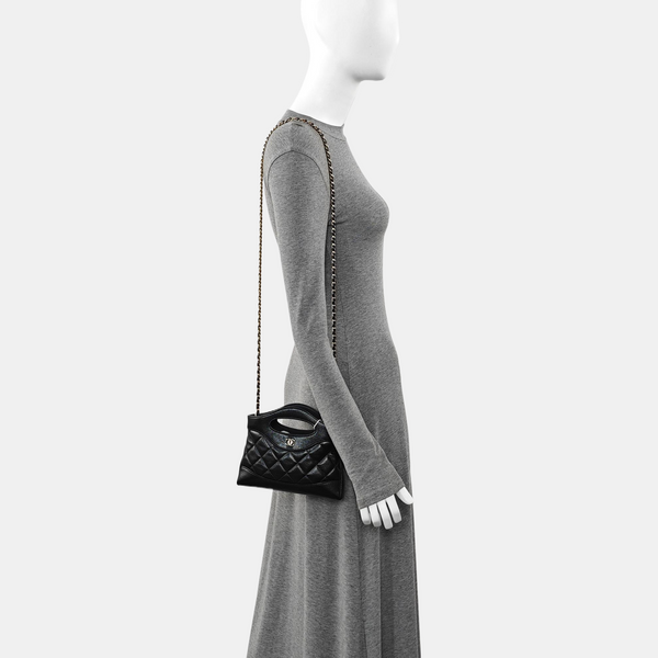 CHANEL 31 Quilted Lambskin Black