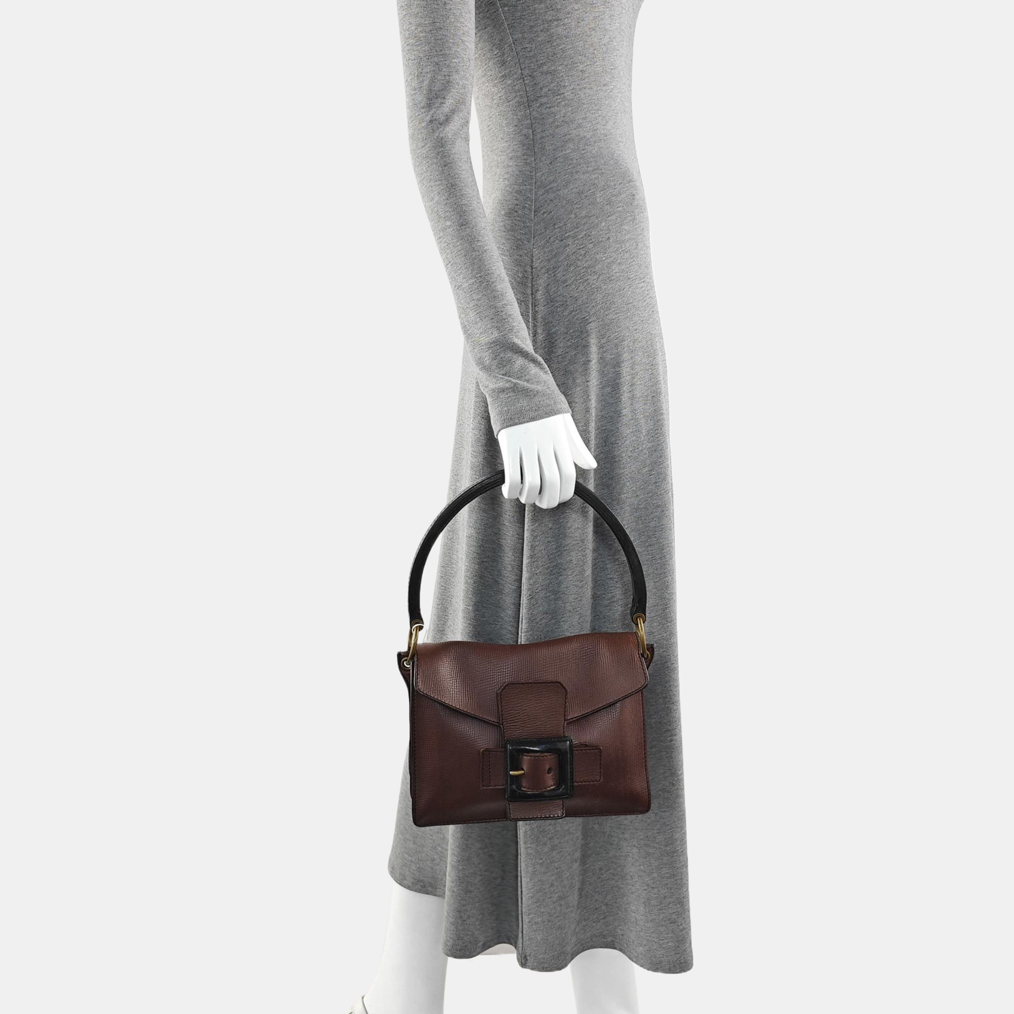 Calfskin Tote Bag Brown