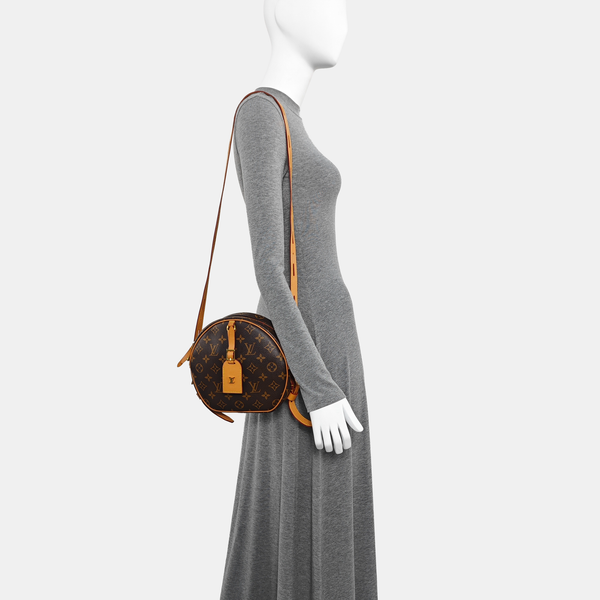 BOITE CHAPEAU MM Monogram Coated Canvas Brown