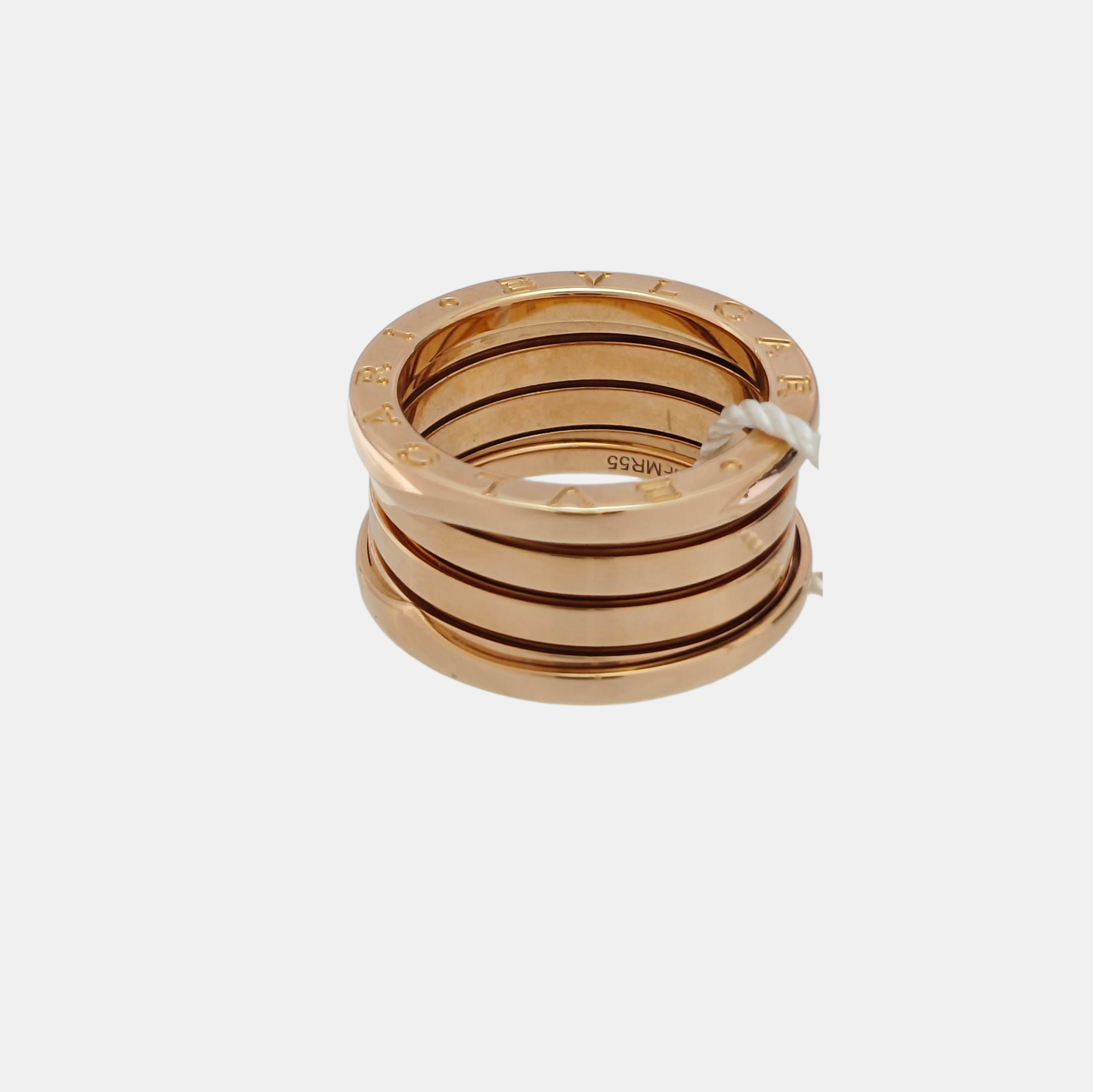 B.ZERO1 18k Rose Gold Ring EU 54