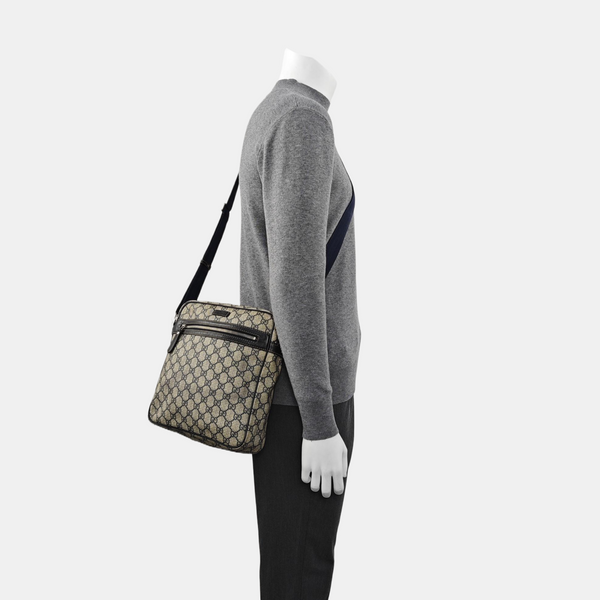 Monogram Coated Canvas Shoulder Bag Brown