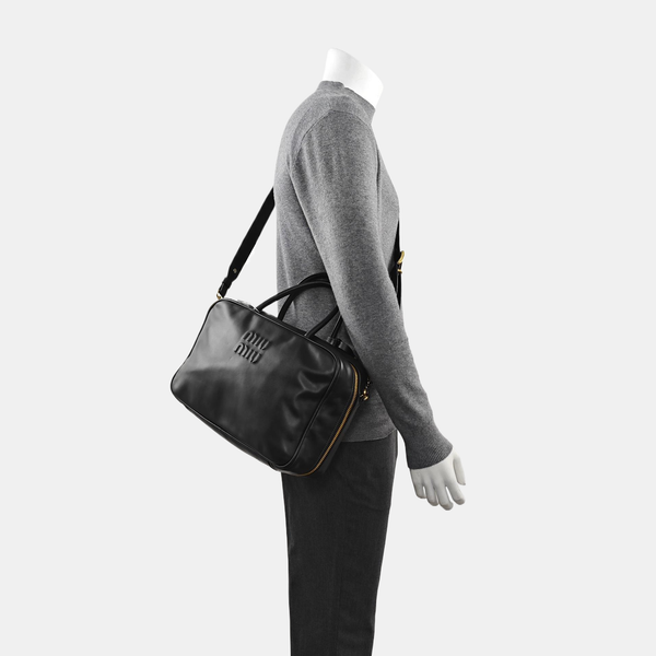 Beau Large Calfskin Black