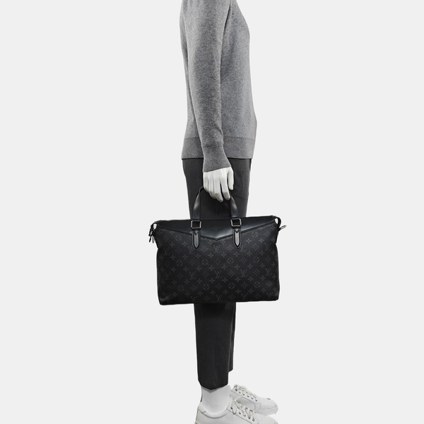 EXPLORER Monogram Coated Canvas Black