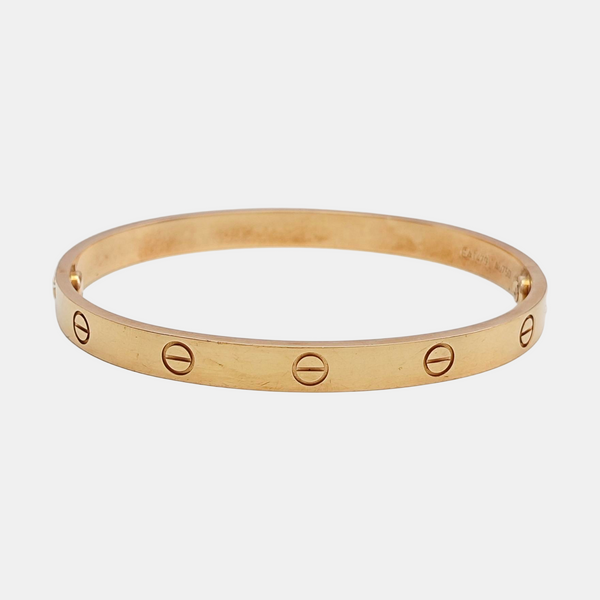 LOVE 18k Rose Gold Bangle