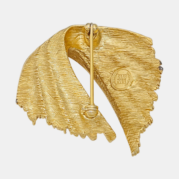 Metal Gold Brooch