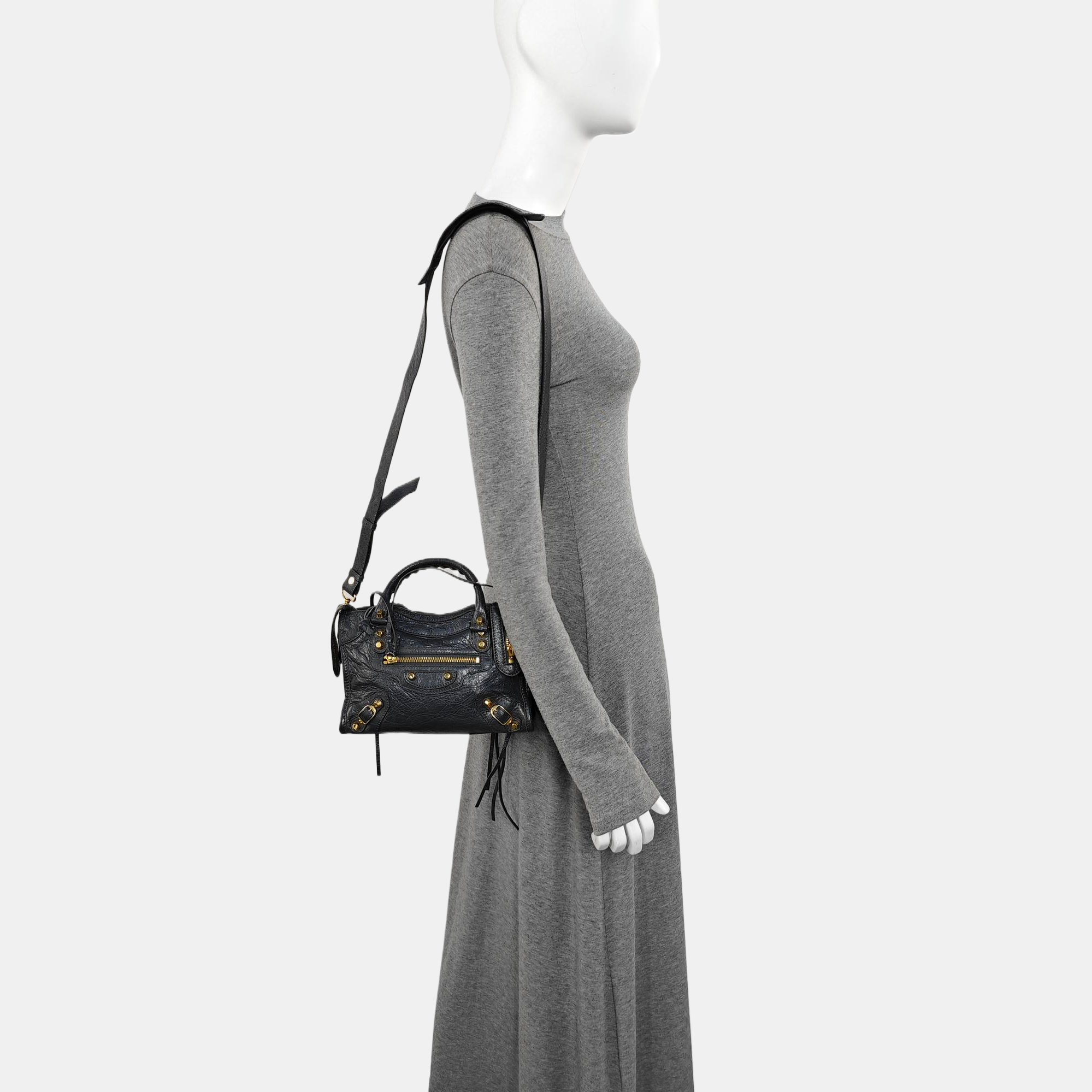 Classic City Mini Lambskin Gray