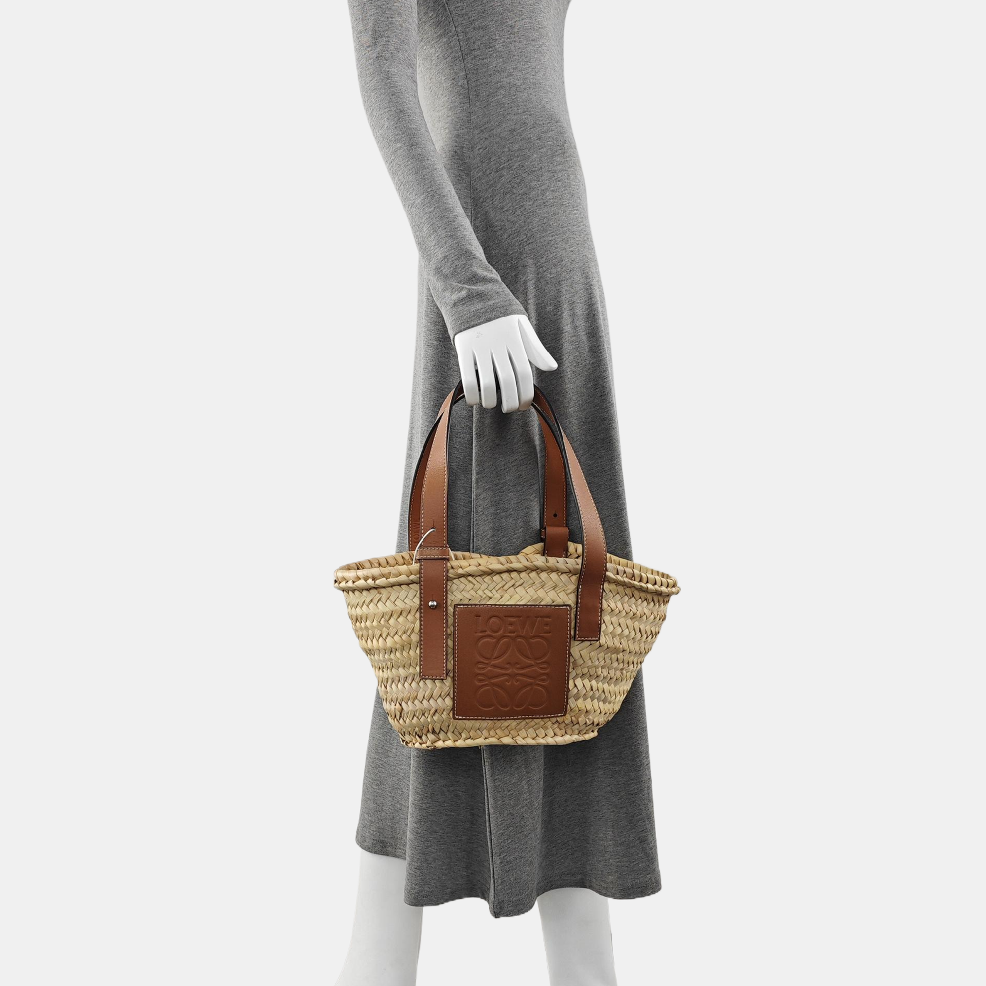 Basket Straw Beige