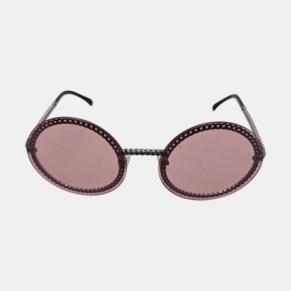Metal Sunglasses Purple