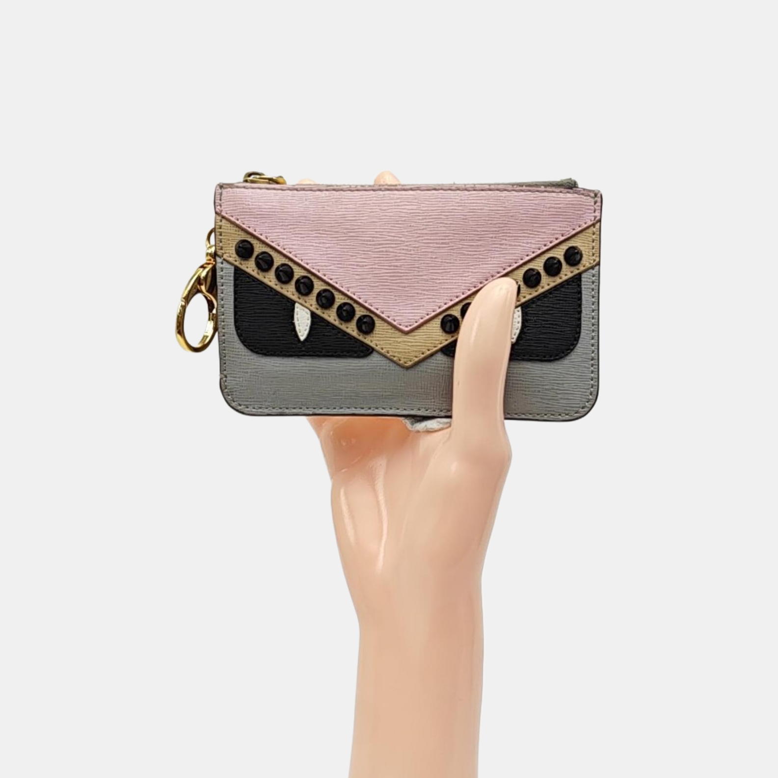 Monster Calfskin Pink Wallet