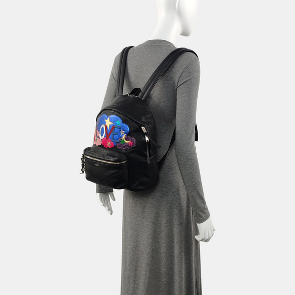Calfskin Backpack Black