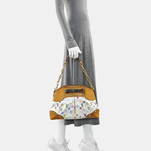 LV × TM JUDY MM Monogram Coated Canvas White