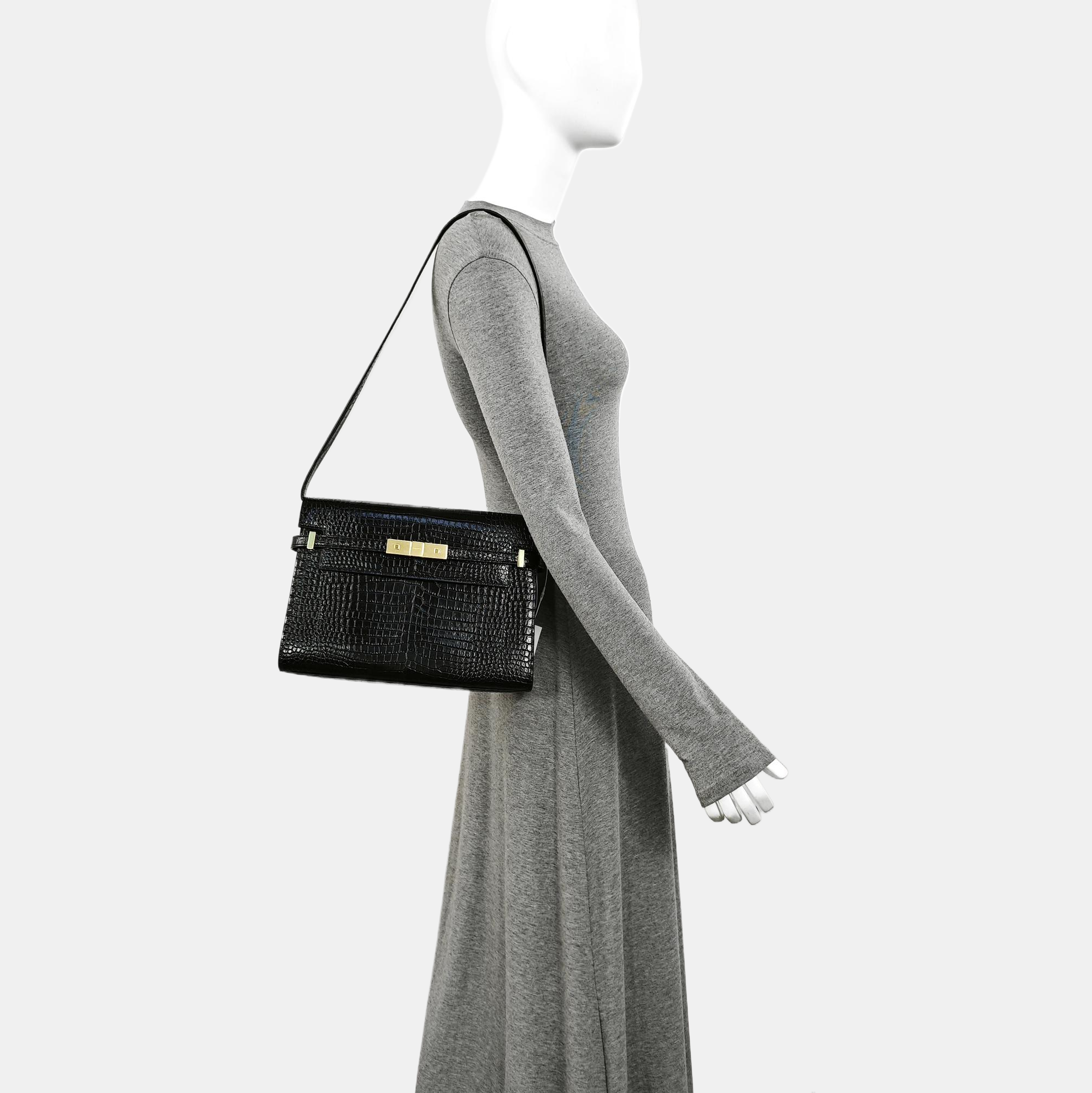 MANHATTAN Calfskin Black