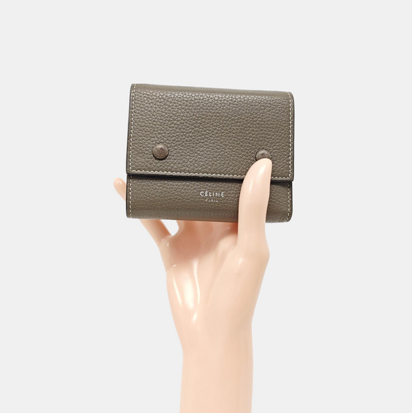 Calfskin Wallet Gray