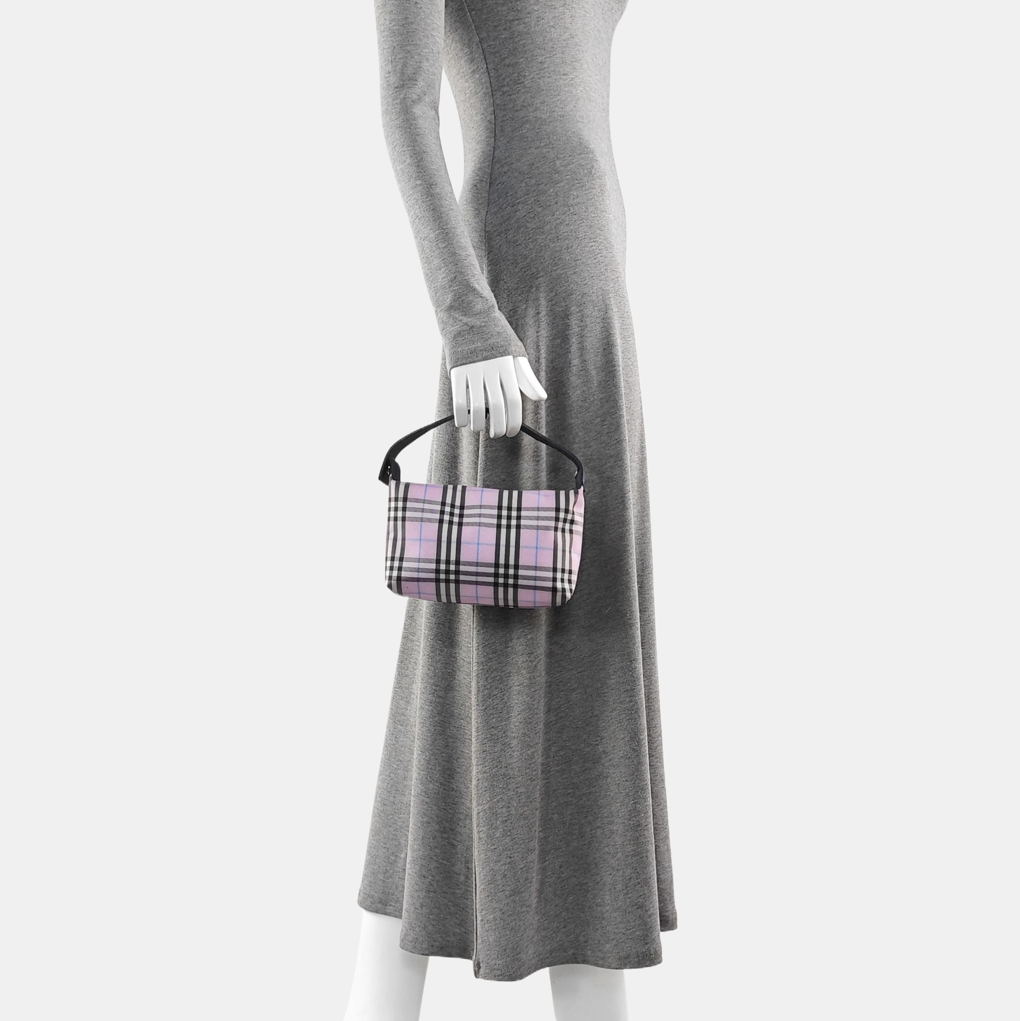 Canvas Top Handle Bag Pink