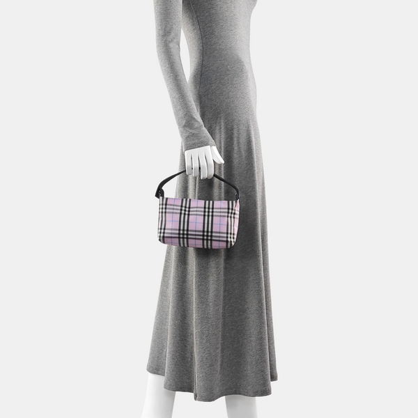 Canvas Top Handle Bag Pink