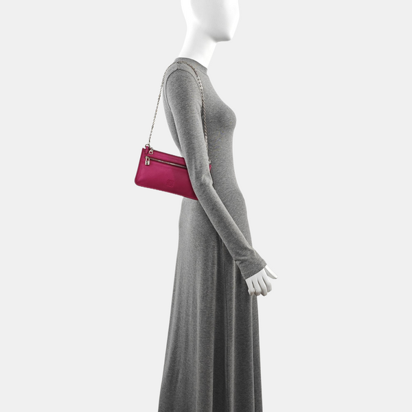 Calfskin Shoulder Bag Pink