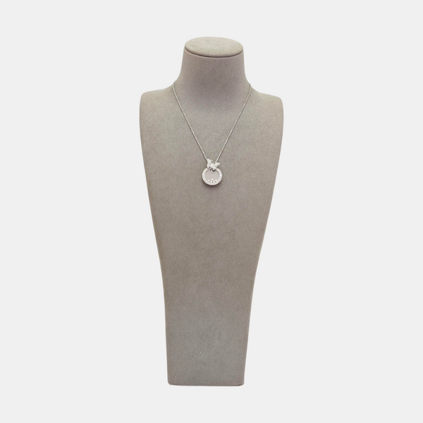 18k White Gold Silver Necklace