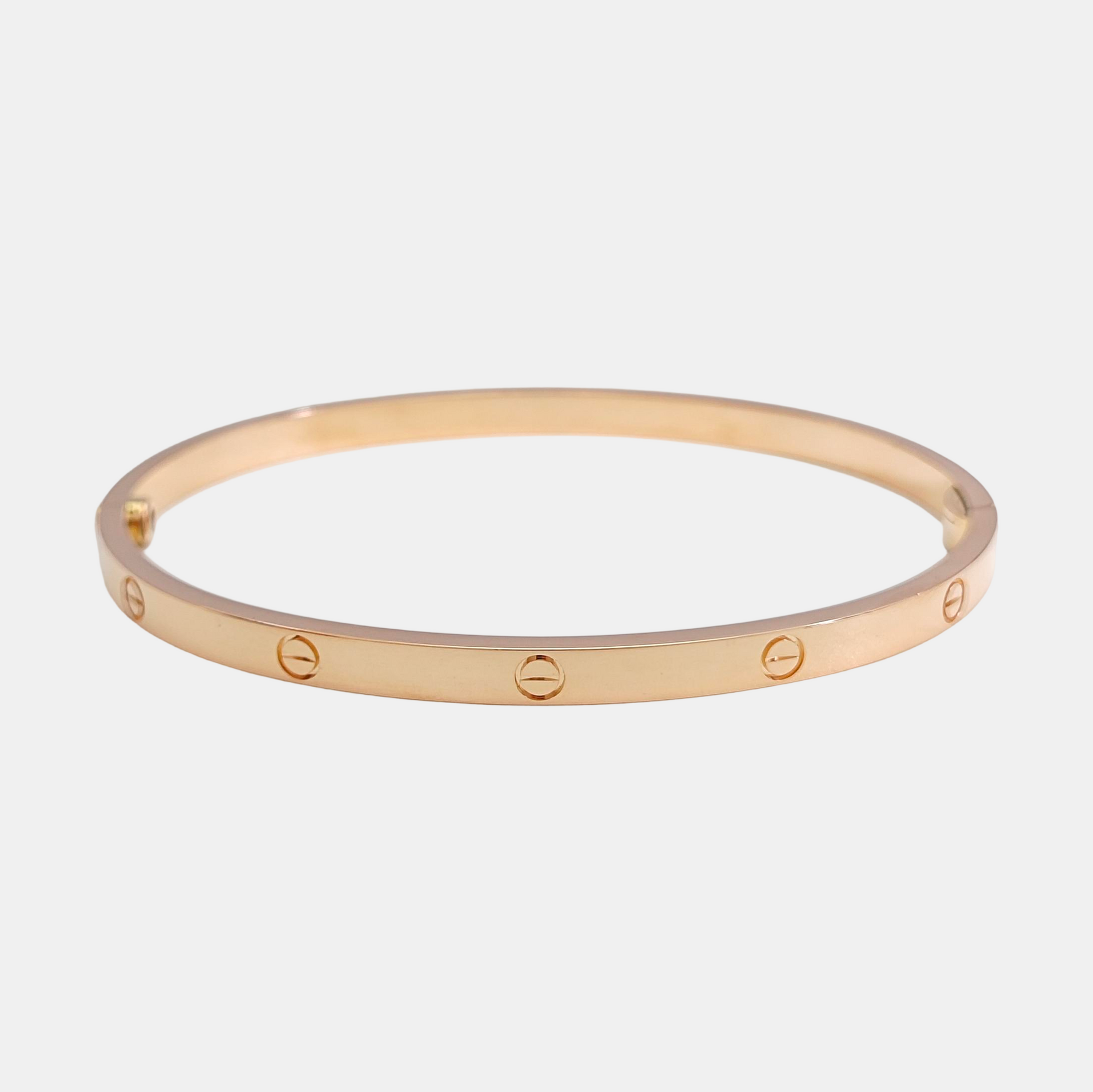 LOVE 18k Rose Gold Bangle