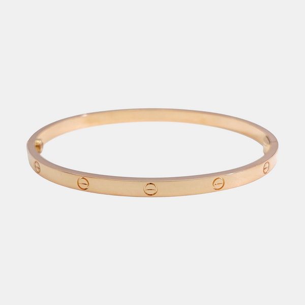 LOVE 18k Rose Gold Bangle