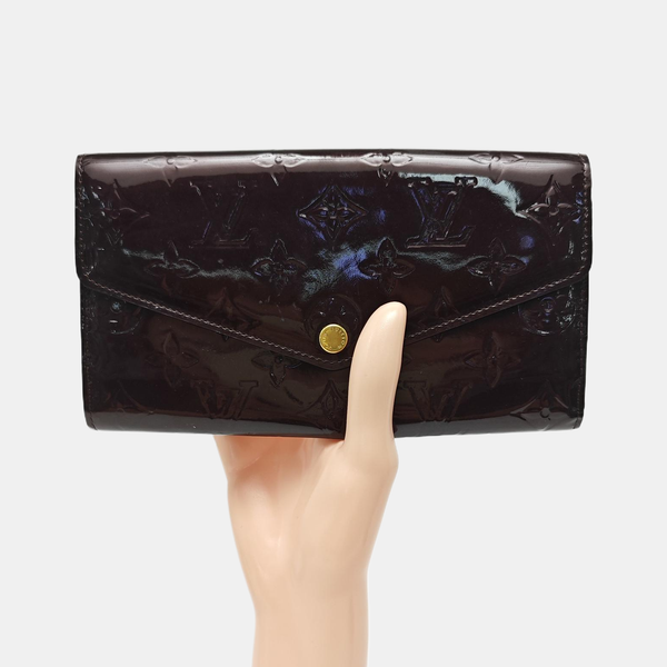 SARAH Patent Leather Red Wallet