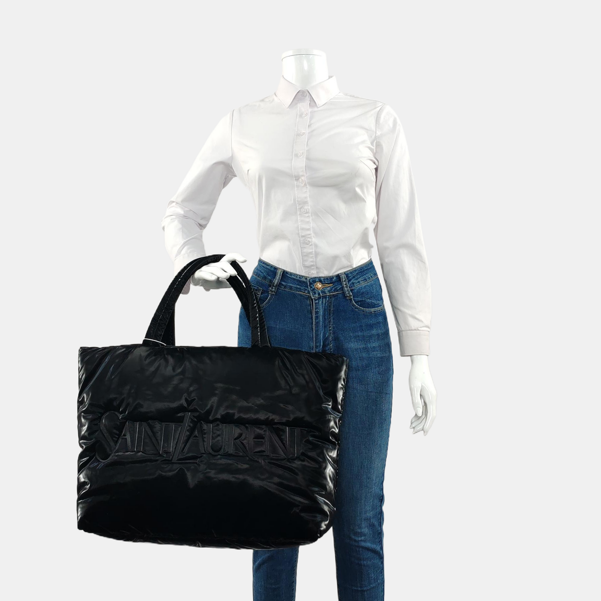 COLLEGE Quilted Special Material Black