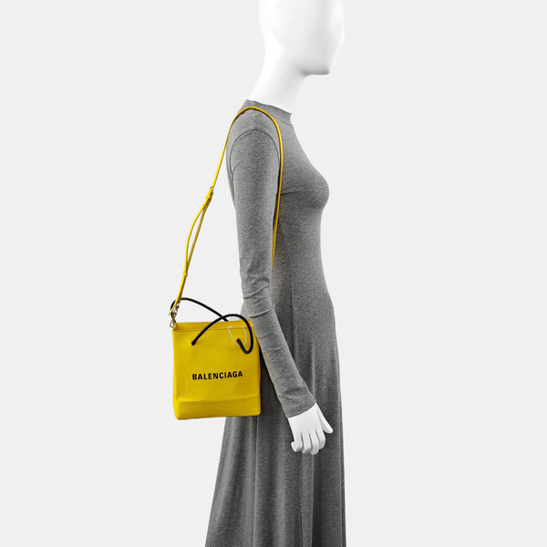 Shopping Bag Super Mini Calfskin Yellow