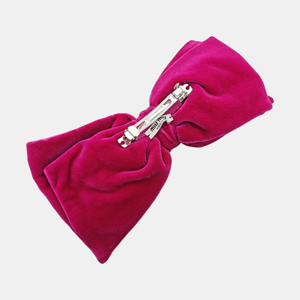 Fabric Hair Clip Red