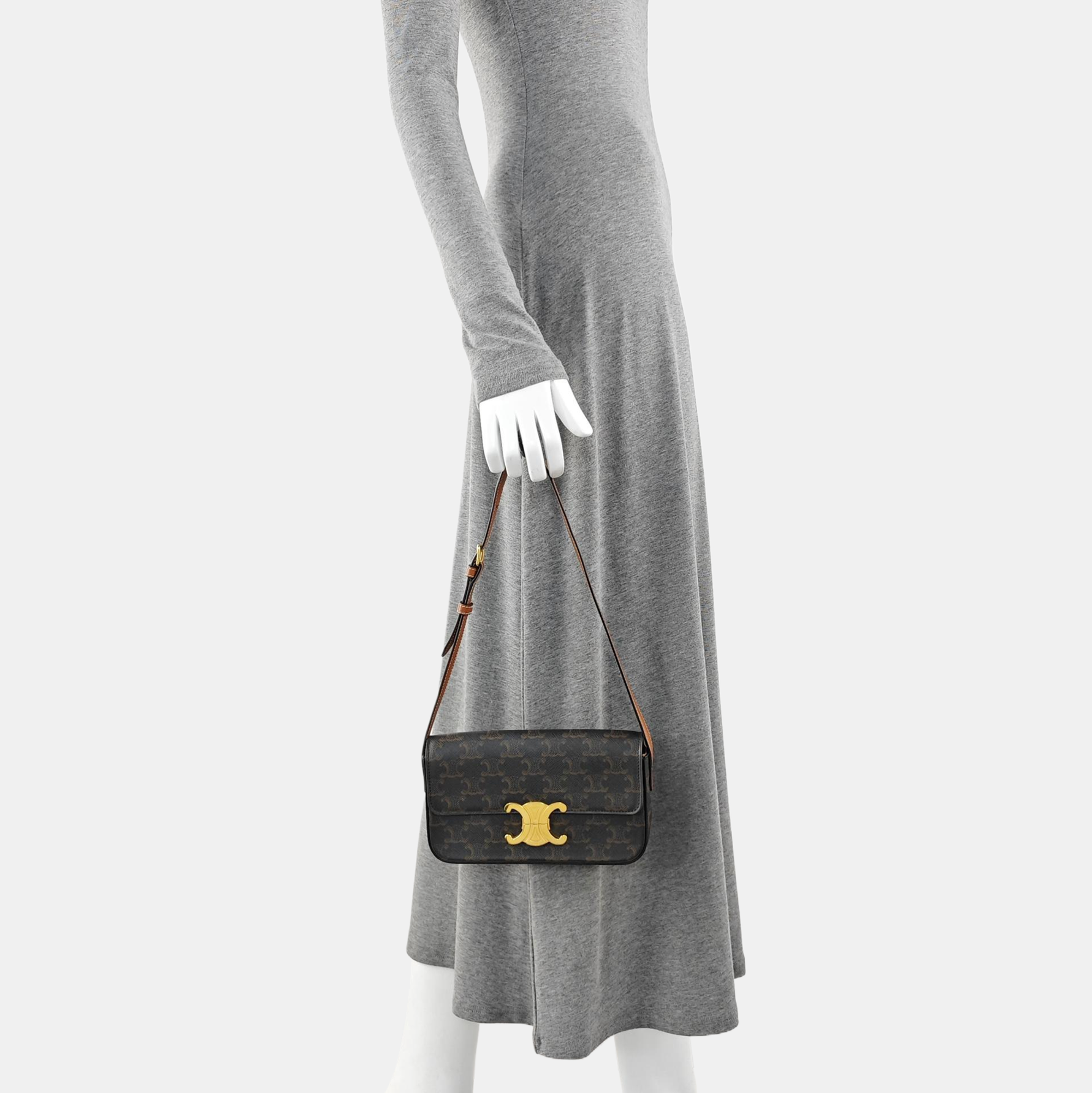 TRIOMPHE Teen Coated Canvas Black