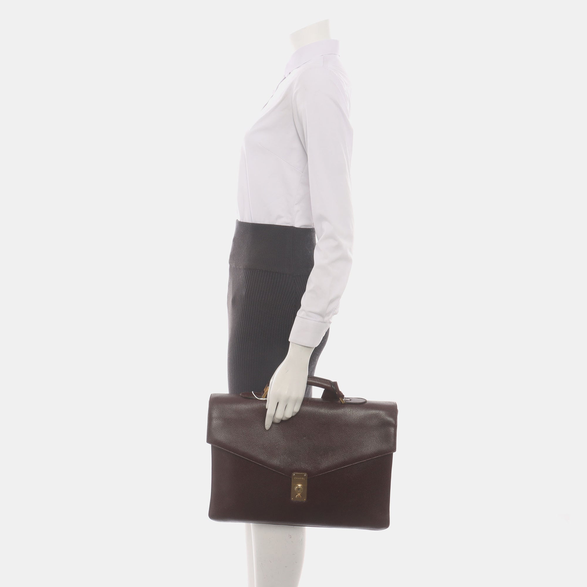 Grained Calfskin Brown