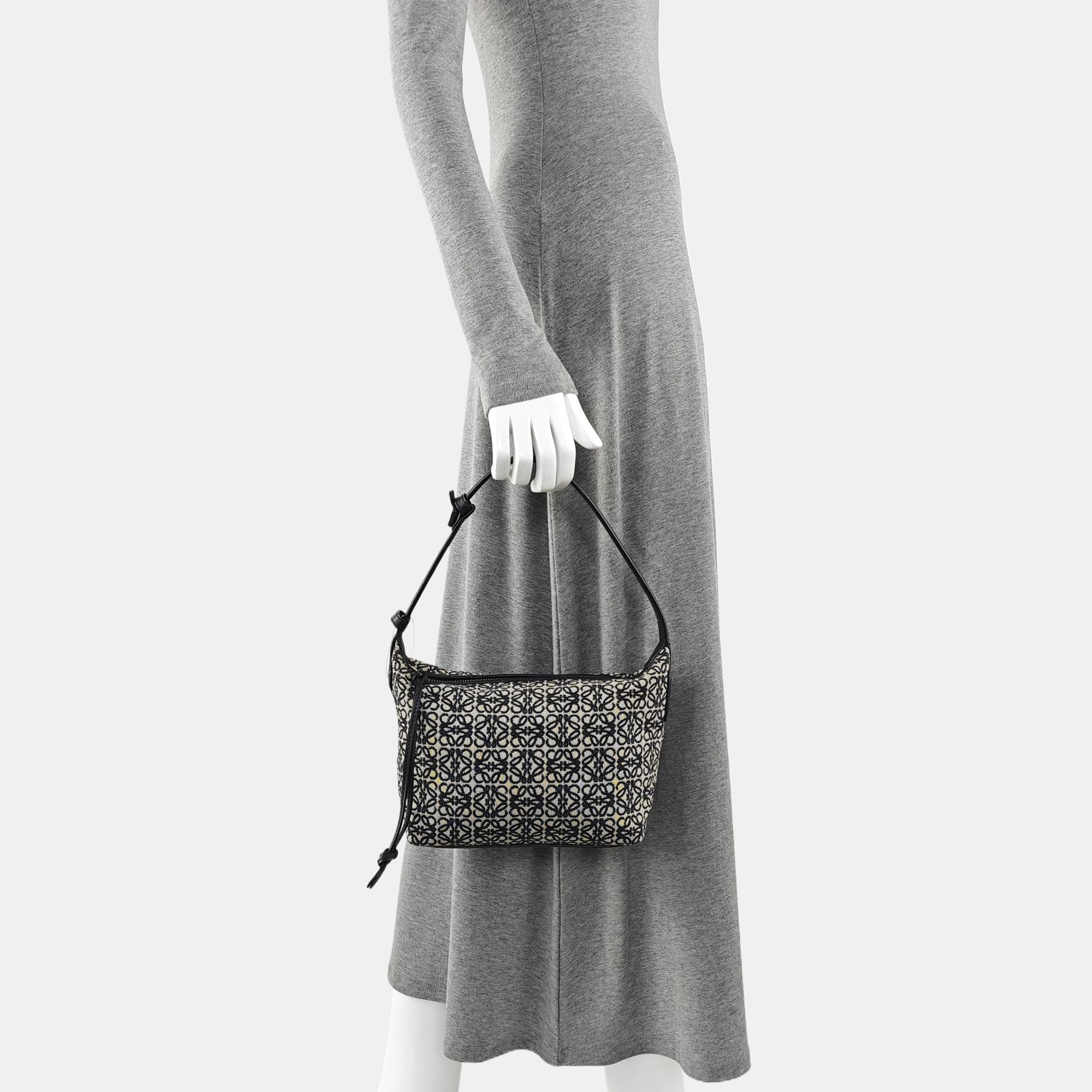 Monogram Canvas Top Handle Bag Blue