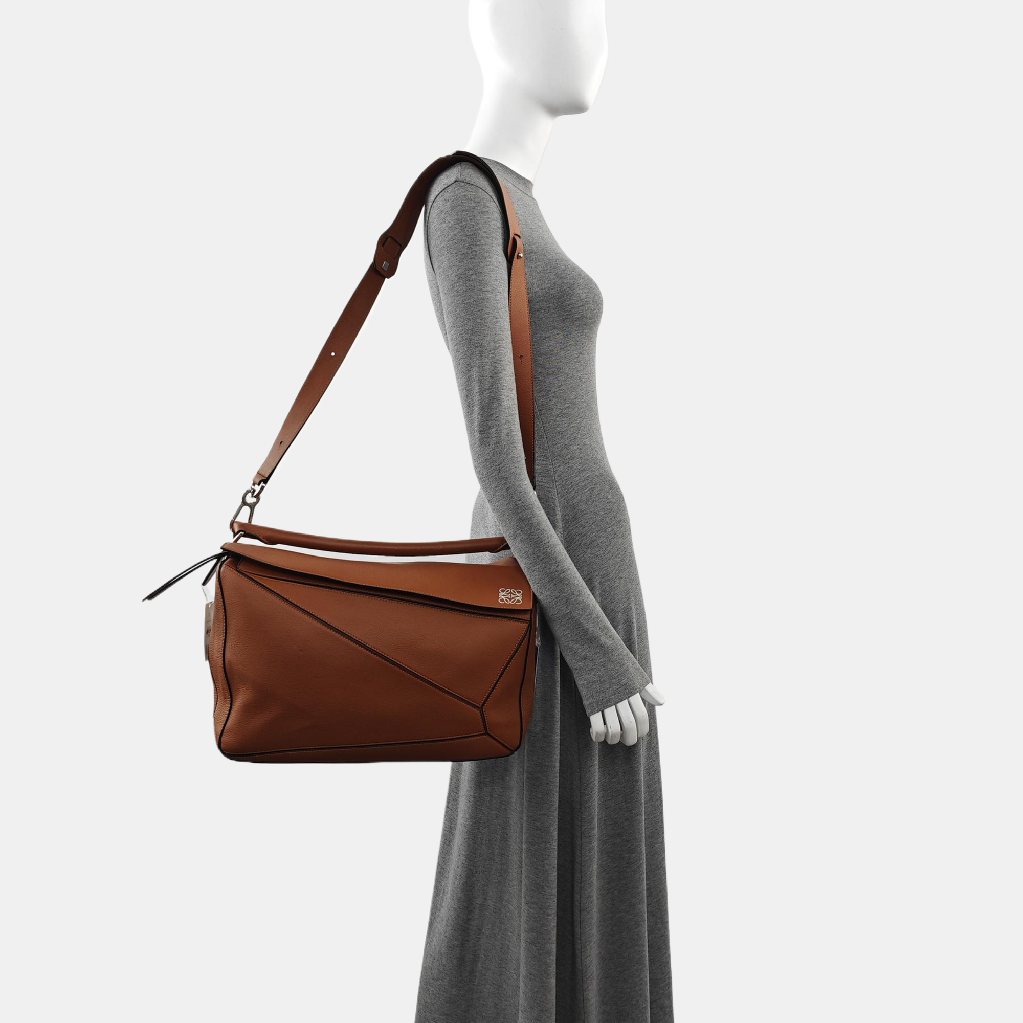 Puzzle Large Calfskin Brown