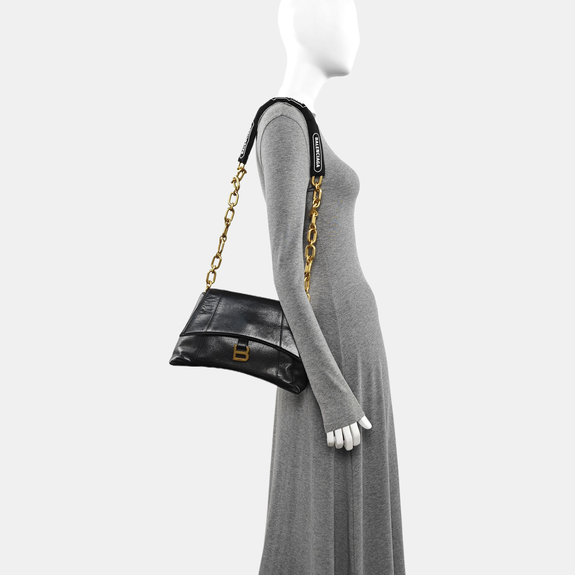Downtown Small Calfskin Black
