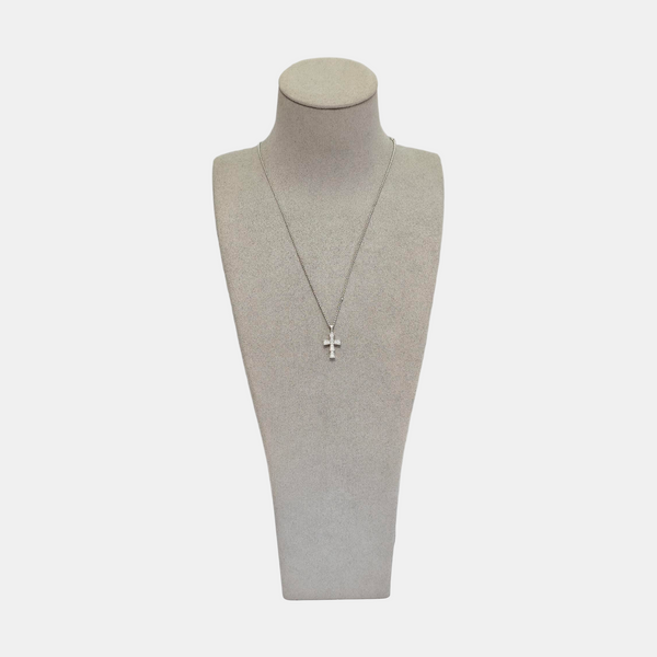 CROCE 18k White Gold Silver Necklace