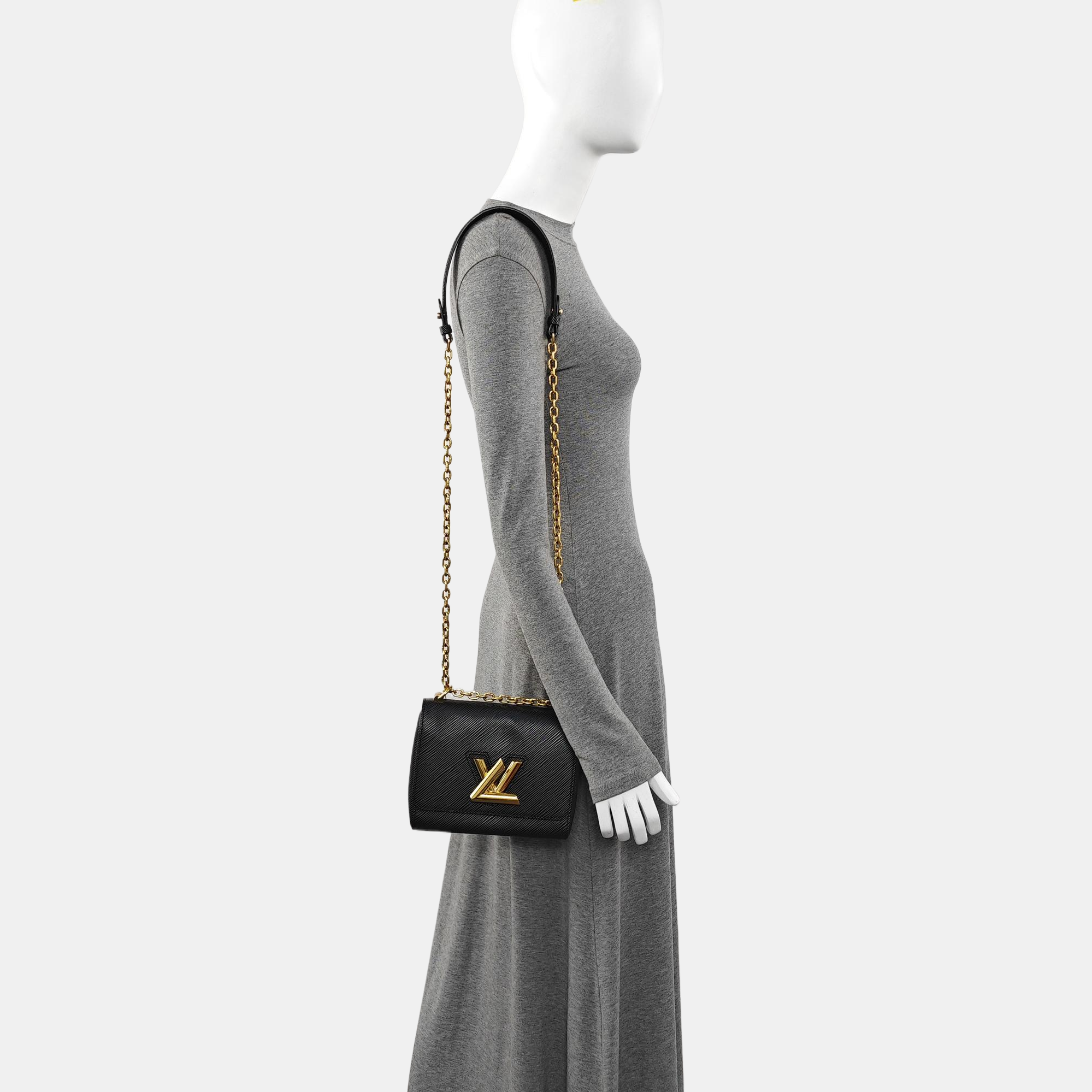 Authenticated pre-owned  TWIST PM Epi Black - Shoulder Bag at Looply