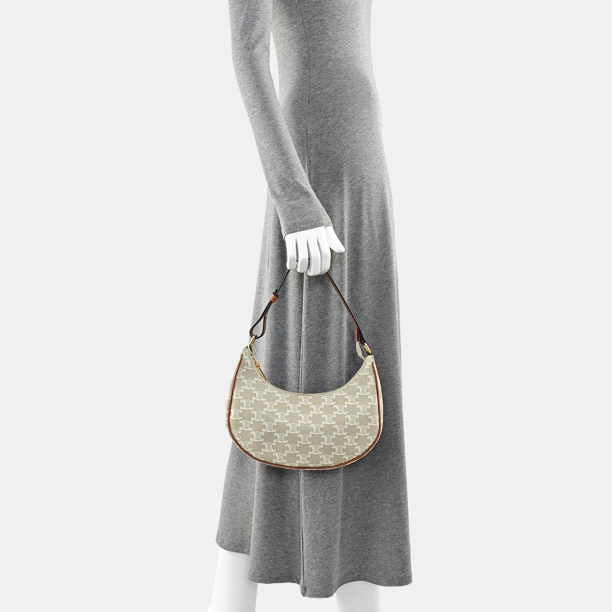 AVA Medium Coated Canvas Beige