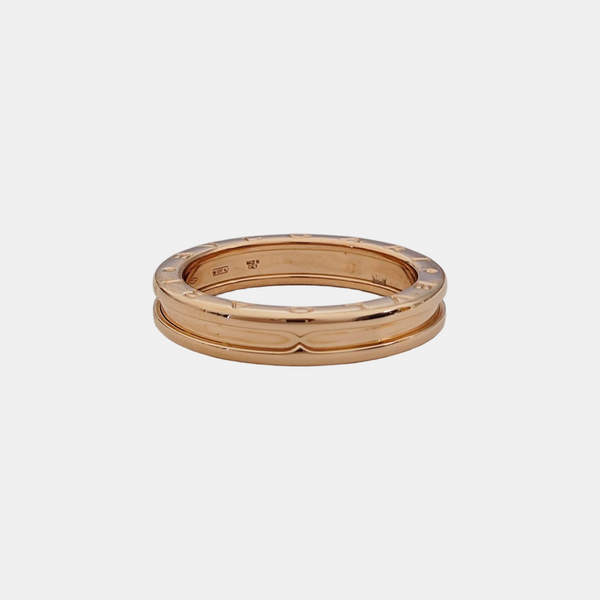 B.ZERO1 18k Rose Gold Ring EU 66