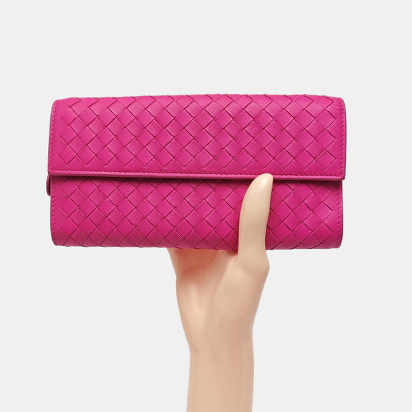 Lambskin Wallet Red